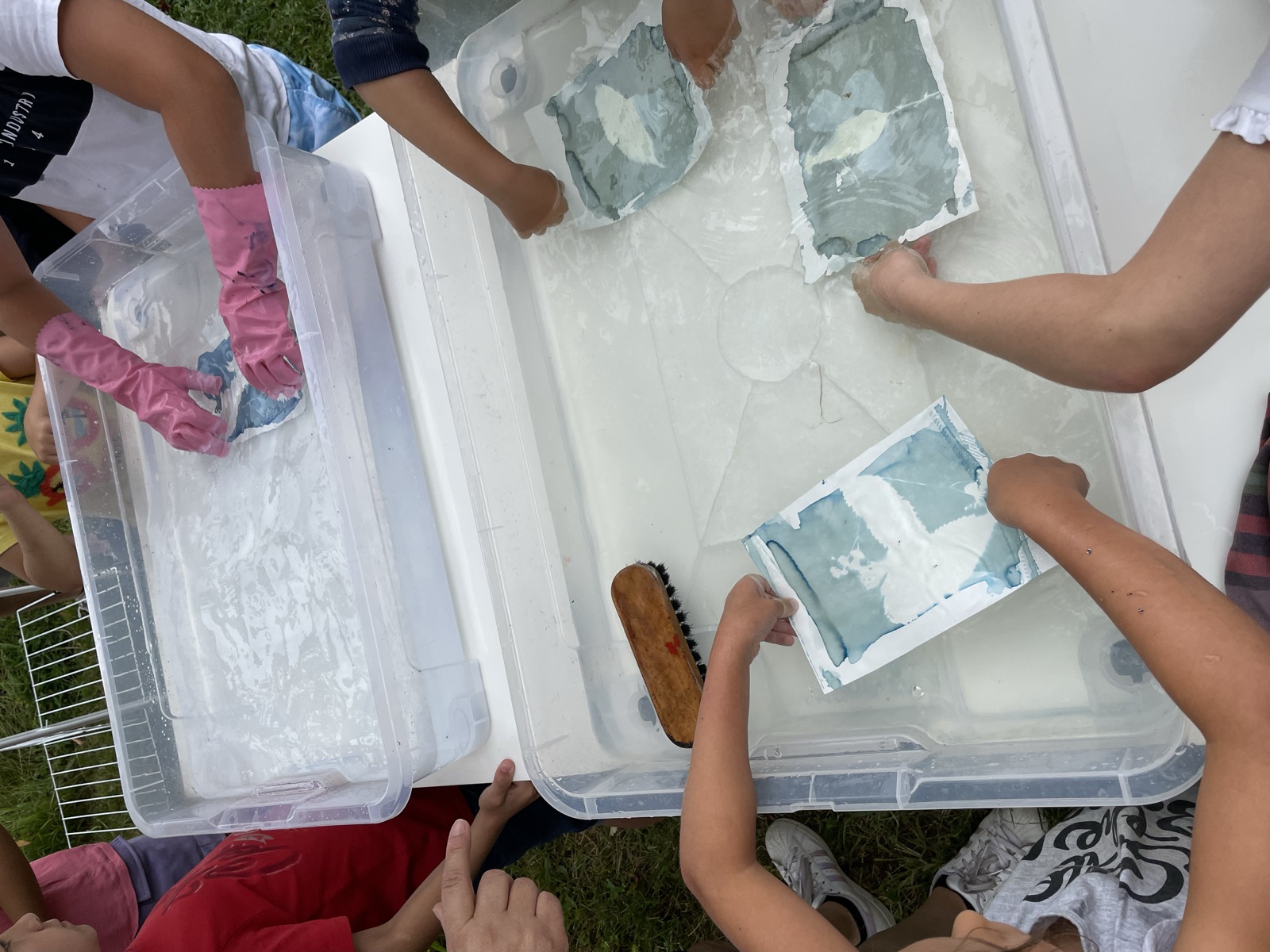 Atelier avec des enfants à la Fabrique